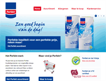 Tablet Screenshot of perfekt.nl