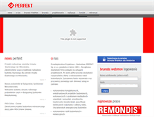 Tablet Screenshot of perfekt.com.pl