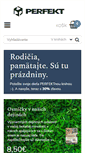 Mobile Screenshot of perfekt.sk