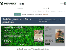 Tablet Screenshot of perfekt.sk